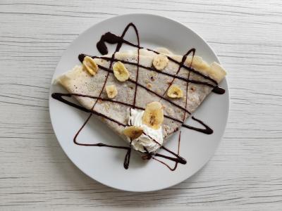 Nutellás-banános palacsinta