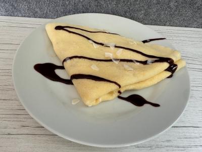 Bounty palacsinta - csokis-kókuszos